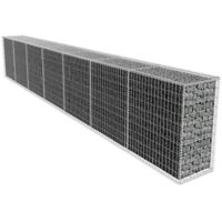 Mur en gabion avec couvercle VIDAXL - Acier galvanisé - 600x50x100 cm