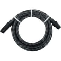 vidaXL Suction Hose with PVC Connectors Black 1" 10 m PVC