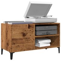 Armoire à disques vieux bois 84,5x38x48 cm bois d'ingénierie vidaXL