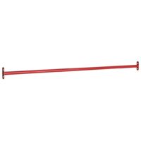 Vidaxl – Barre de retournement 125 cm en acier enduit de poudre – Couleur rouge – Poids max utilisateur 50 kg – Montage sur cadre d'escalade