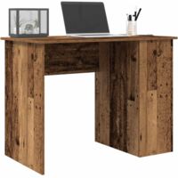 vidaXL Bureau vieux bois 100x55x75 cm bois d'ingénierie
