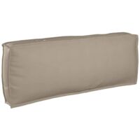Coussin Taupe 120 x 40 x 12 cm Tissu Oxford vidaXL