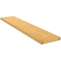 Étagère murale 100x20x4 cm bambou vidaXL