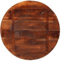 vidaXL Table basse carrée Bois de récupération pas cher