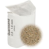 vidaXL Sable filtrant 25 kg 0,8-1,6 mm