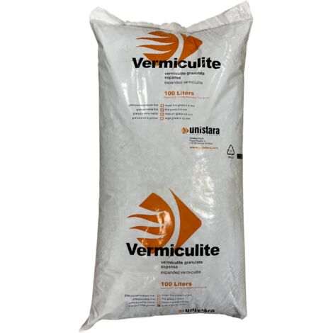 Einside – Vermiculite granulée expansée 100 litres – Minéraux inorganiques légers – Granulométrie 6 à 12 mm – Excellentes propriétés isolantes (1/2)