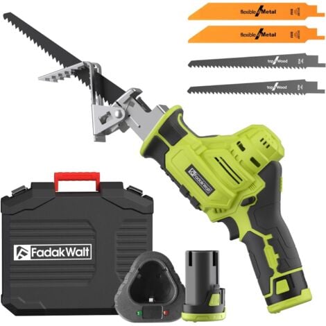 JUSTOOL Scie Sabre Sans Fil 21V Scie Egoîne Electrique Sans Fil Avec 2