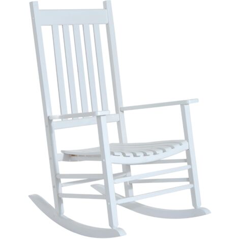 Chaise à bascule en bois avec accoudoirs, 69 x 86 x 115 cm (1/5)