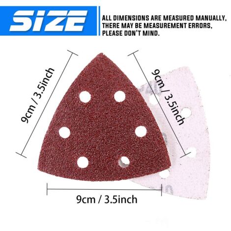 Lot De 60 Disques Abrasifs 180 Mm - Grains 60 à 320 - Crochet & Boucle Pour Ponceuse - Pour Bois, Métal, Peinture