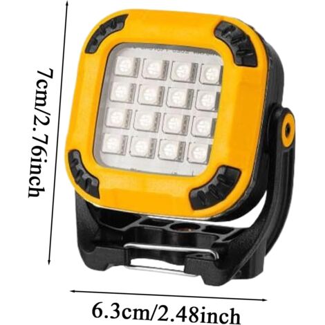 4 Lampes LED Calandre Avant Ambre DC12V – Feux Raptor Style Pour SUV, Pick-up, Tout-Terrain – Éclairage Avertissement