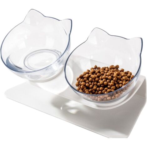 Gamelle surélevée pour chat, inclinaison anti-vomissement, adaptée aux chatons (1/5)