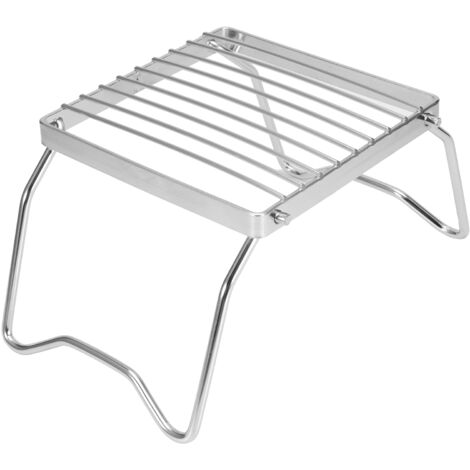 Mini gril pliable et portable en acier inoxydable, adapté aux pique-niques en plein air (1/5)