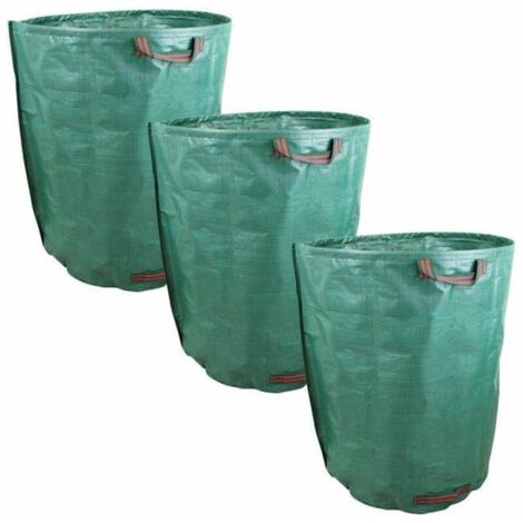 Lot de 3 sacs de déchets 300L en PP 150g/m² autoportants - Linxor (1/5)