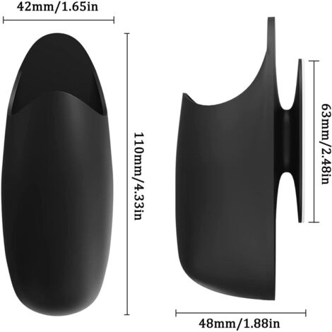 Porte Brosse à Dents Mural sans Perçage, Porte Brosse à Dents Adhésif avec 2 Tasses Support 2 Fentes Têtes de Brosses à Dents Étagère | Leroy Merlin