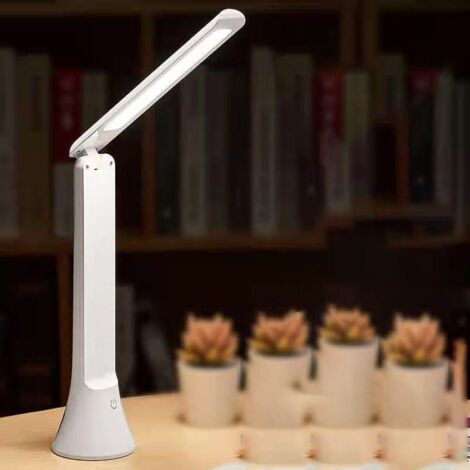 Lampe de poche de camping en plein air, lampe de bureau rechargeable, pliable, protection des yeux, lampe de bureau à LED