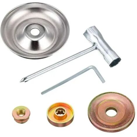 Kit Adaptateur de Lame de Coupe Herbe pour Coupe Herbe à Arbre Droit débroussailleuse désherbeuse Tondeuse à Gazon (1/4)