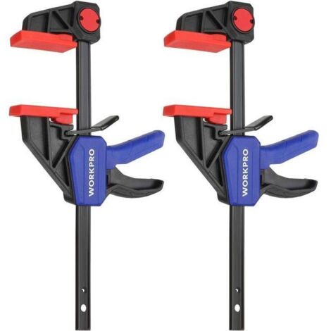 Ensemble de 2 pinces en acier et nylon à une main, fixation précise, pince de fixation avec étui de protection (1/4)