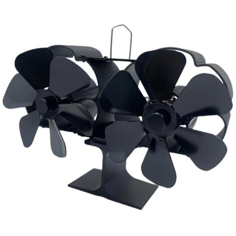 Ventilateur de poêle à bois, ventilateur de poêle alimenté par la chaleur, ventilateur de poêle non électrique, ventilateurs écologiques (1/5)