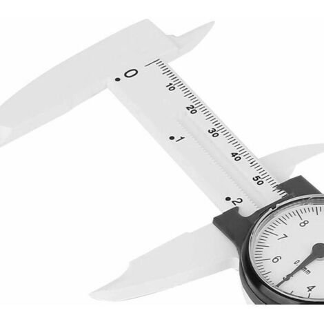 YOSOO échelle De Règle Outil De Mesure De Pied à Coulisse à Double Règle En Plastique De Haute