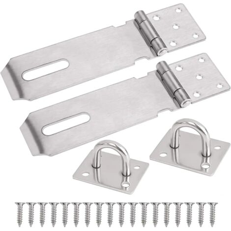 Lot De 4 Loquets à Ressort Acier Inox 304 - 60x22x13mm Pour Boîtes Aviation & Emballage