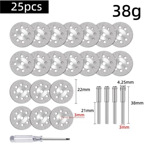 Mini Disque Diamant À Tronçonner Diamant Fraises Diamant Assorties