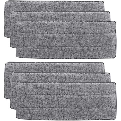 Lot De 4 Tampons De Nettoyage En Microfibre Compatibles Avec Bona Mop
