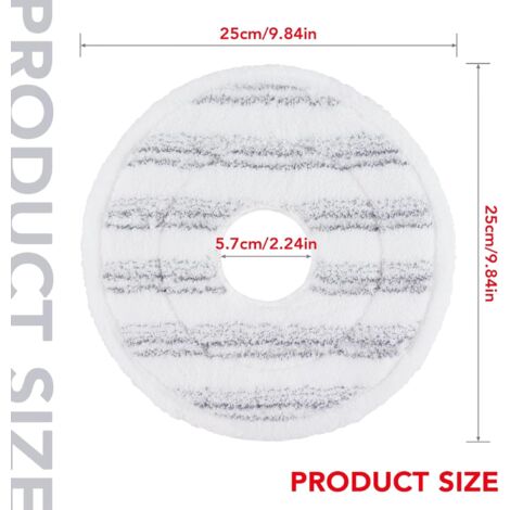 Spin Mop Rotante di Ricambio,Compatibile con Vileda EasyWring Mop 1-Tank System Testa per mocio rotante Base in plastica per accessori