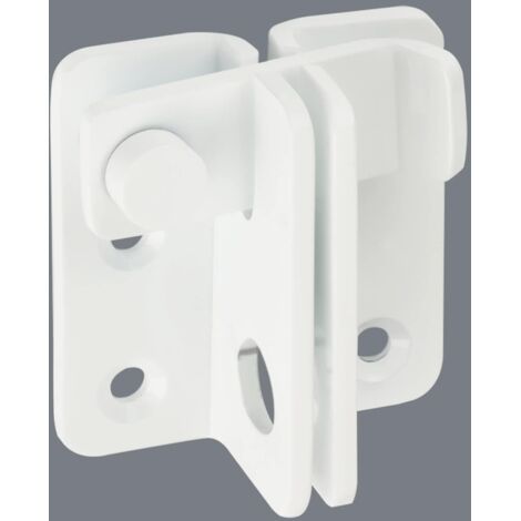 Verrou Porte Exterieur/Interieure Coulissante, Fermeture Loquet Porte Serrure Portail en Acier Inoxydable pour Fenêtre, Placard, Jardin