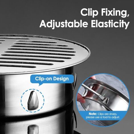 SPORTARC Siphon De Sol Inox Rond Anti-Blocage 125mm - Grille Drainage Extérieur Jardin Et Balcon