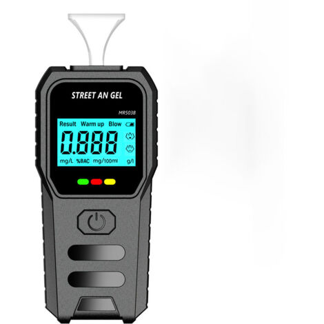 Ethylotest Electronique,Alcootest,Affichage LCD, Détection Rapide, Professionnel pour un Usage Domestique【Batterie Non Incluse】 (1/5)