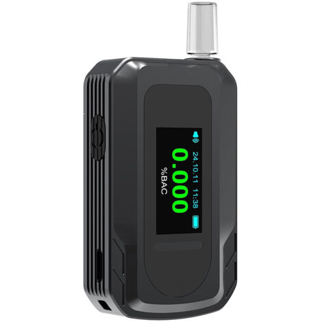 Éthylotest Police Électronique – Alcootest Capteur Électrochimique Rechargeable USB, Alcoomètre Portable Domestique & Automobile (1/5)