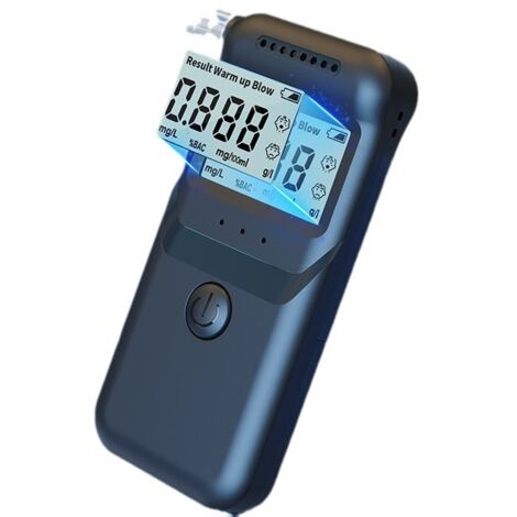 Éthylotest Haute Précision – Algorithme DFFA, Écran LCD & Diffusion Vocale, Idéal pour Contrôle Anti-Vehicule Alcoolisé (1/5)