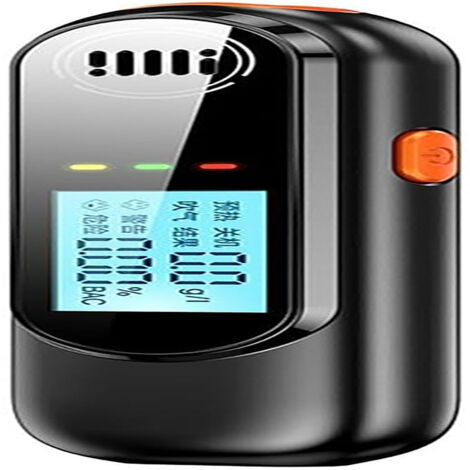 Éthylotest professionnel avec écran LCD et non-fonctionnement pour une mesure précise du taux d'alcoolémie, testeur d'alcool portable (1/5)