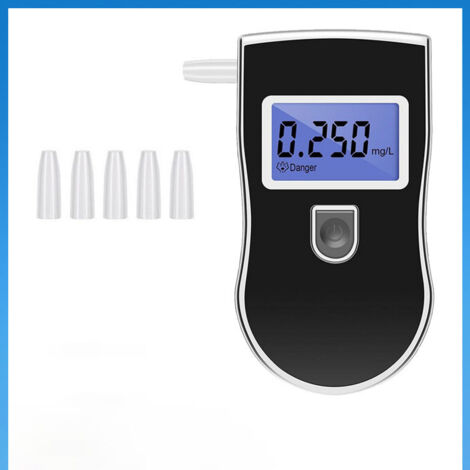 Éthylotest Portable AT-818 – Détecteur d’alcool Respiratoire avec Écran LCD, Capteur Semi-conducteur, Usage Domestique & Professionnel (1/5)