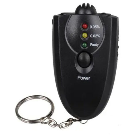 Éthylotest Portable – Détecteur d’alcool Voiture avec Affichage Lumineux, Capteur Semi-conducteur, Usage Anti-Vehicule Alcoolisé (1/5)