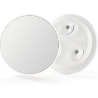 Grand miroir grossissant 150 mm 20 X avec trois ventouses, kit de voyage loupe