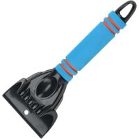 Grattoir à glace pour pare-brise de voiture, grattoir à glace pour pare-brise de voiture, grattoir à neige solide pour pare-brise de voiture, outil de déneigement (1 pièce - bleu)