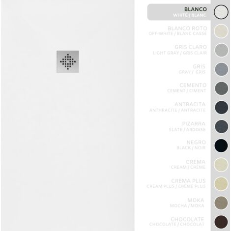 SOULBATH Piatto doccia- Resina -Gel Coat -Texture liscia/pietra -Antiscivolo -Colore Bianco - 130X70- Extra piatto 3cm. Standard (1/5)