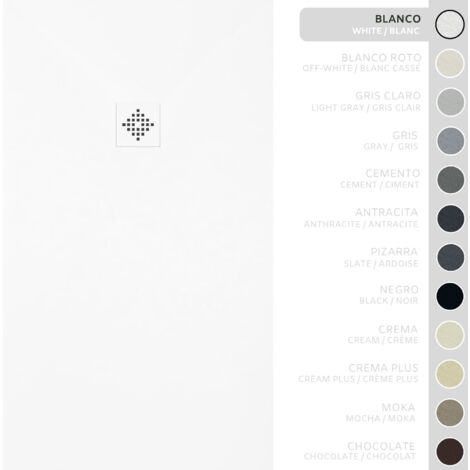Piatto doccia- Resina -Gel Coat -Texture liscia/pietra -Antiscivolo -Colore Bianco - 160X70- Extra piatto 3cm. GRIGLIA STESSO COLORE (1/5)