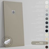 SOULHOME Piatto doccia- Resina -Gel Coat -Texture Liscio Seta -Antiscivolo -Colore Moka - 150x80- Extra piatto 3cm. Standard