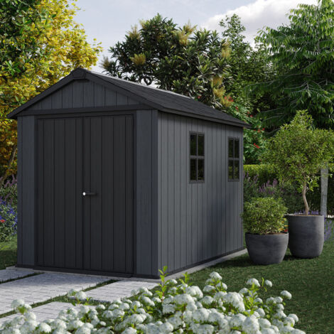 Cobertizo de jardín NEWTON PLUS 759 - 5,7m² - Gris