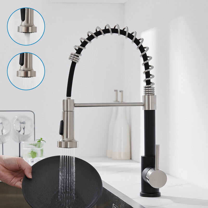 Robinet de Cuisine Extensible avec Douchette 2 Fonctions,Rotation 360