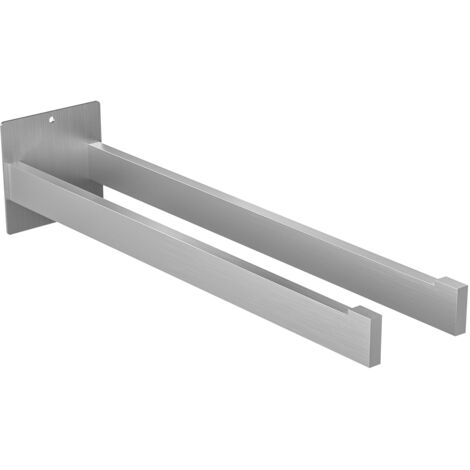 Porte-serviettes Mural Salle de Bains - 40 cm - Sans Perçage - Barre de Serviette adhésif en Acier Inox (1/5)