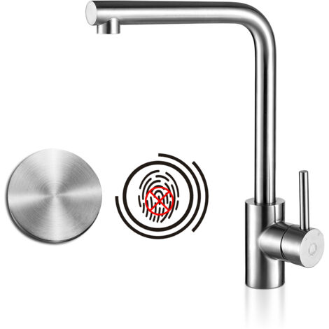 Cecipa Mitigeur de Cuisine à rotation à 360 ° - Robinet de Cuisine à eau chaude et froide réglable en Acier Inoxydable 304 (1/5)