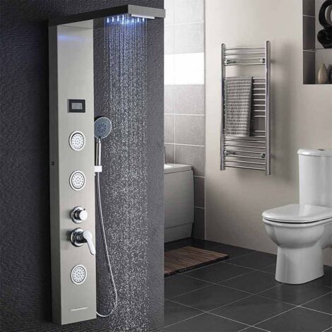 Ensemble de douche avec pommeau mural de luxe