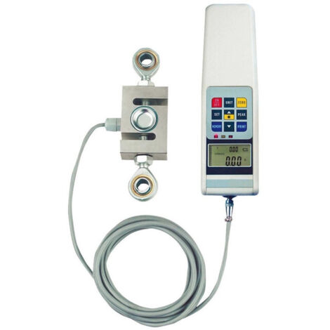 Dynamomètre traction & compression LCD à capteur externe - 100 kg (1/4)