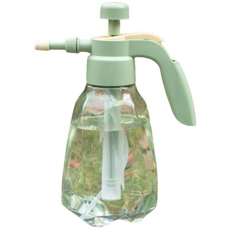Pulvérisateur Pneumatique Grande Capacité Plastique Lavage Auto Jardinage Pulvérisateur 1.5L Transparent Lait Vert (1/5)