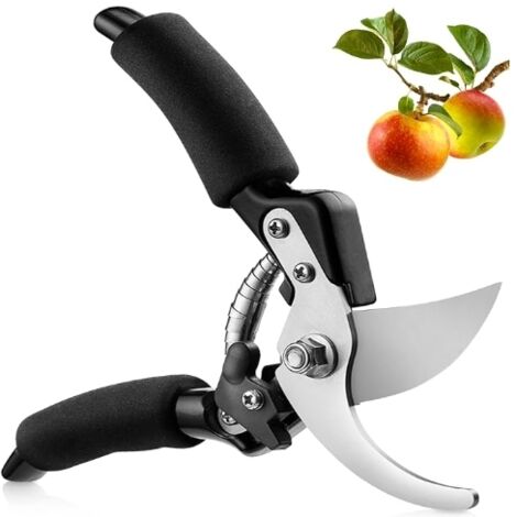 Professionnel titane tonceaux de jardin, tonceaux de jardin, tonceaux de jardin, tonceaux de jardin, tonceaux de jardin cadeau pour branches, Hecks et fleurs (noir)