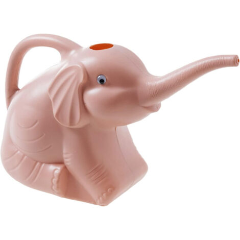 Arroseur à Fleur en Forme D'éléphant, Arrosoir pour Intérieur et Extérieur, Maison, Jardin, Arrosage Bonsaï 2L - Rose (1/5)
