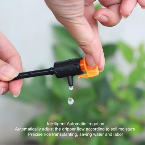 Lot De 100 Micro-Goutteurs Irrigation Flèche Coudée - Système Arrosage Goutte à Goutte Plantes Et Fleurs